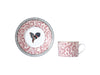 Bernardaud - Braquenie Tea Cups and Saucers