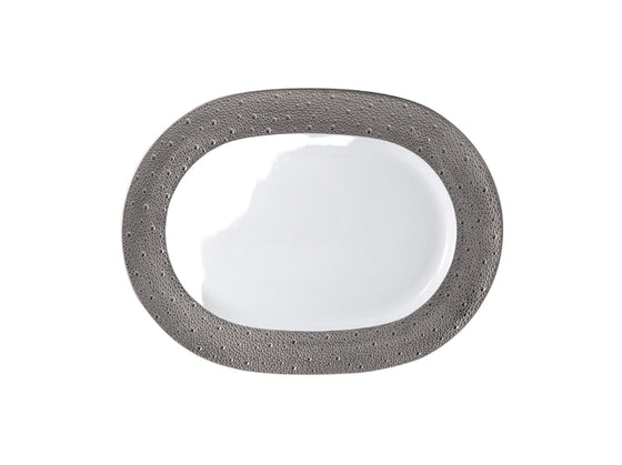 Bernardaud - Ecume Platine Oval Platter