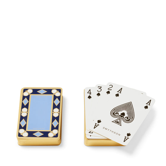 Smythson - Double Playing Cards Case in Panama